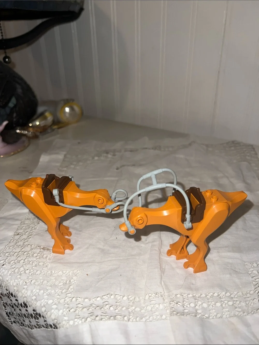 2 LEGO Star Wars Minifigure Kaadu Gungan Beast with Saddle & Reigns